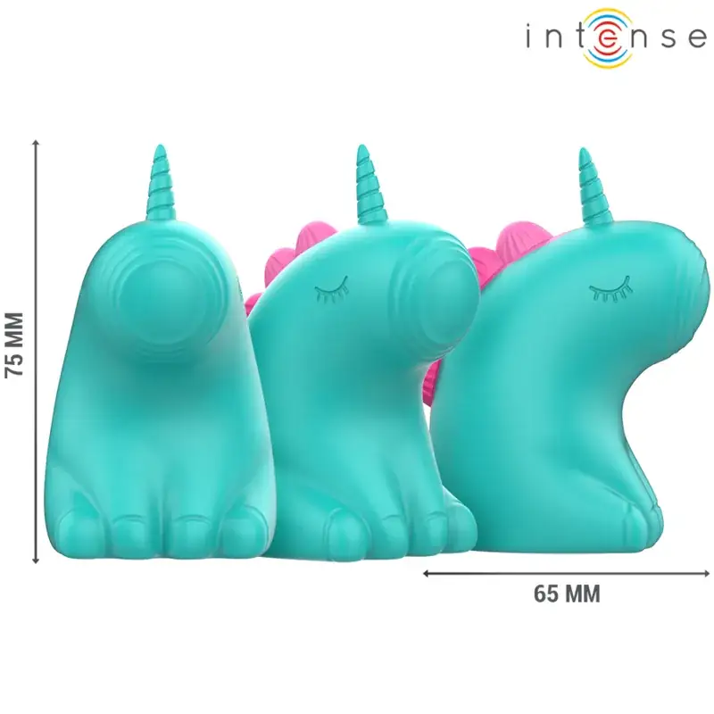 INTENSE - Estimulador Unicornio Verde para Placer Excepcional - Imagen 3