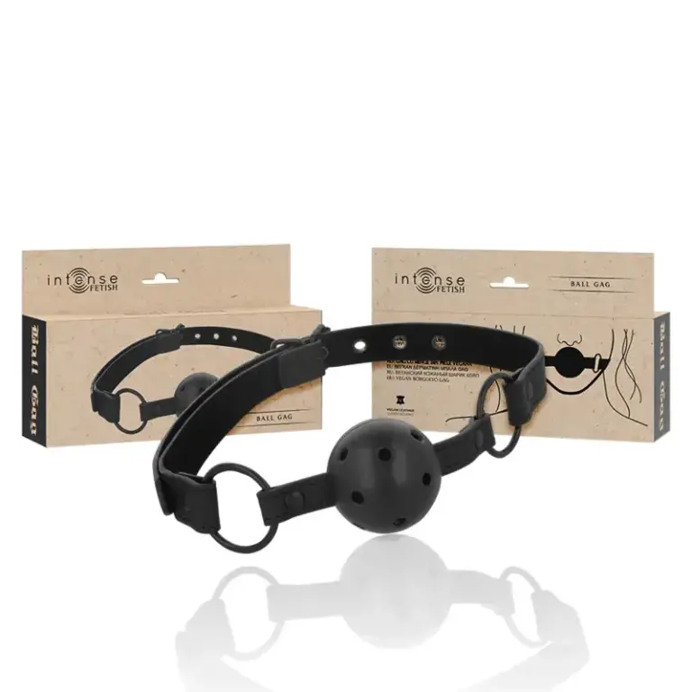 INTENSE - Fetish Bozal de Cuero Vegano para Mascotas