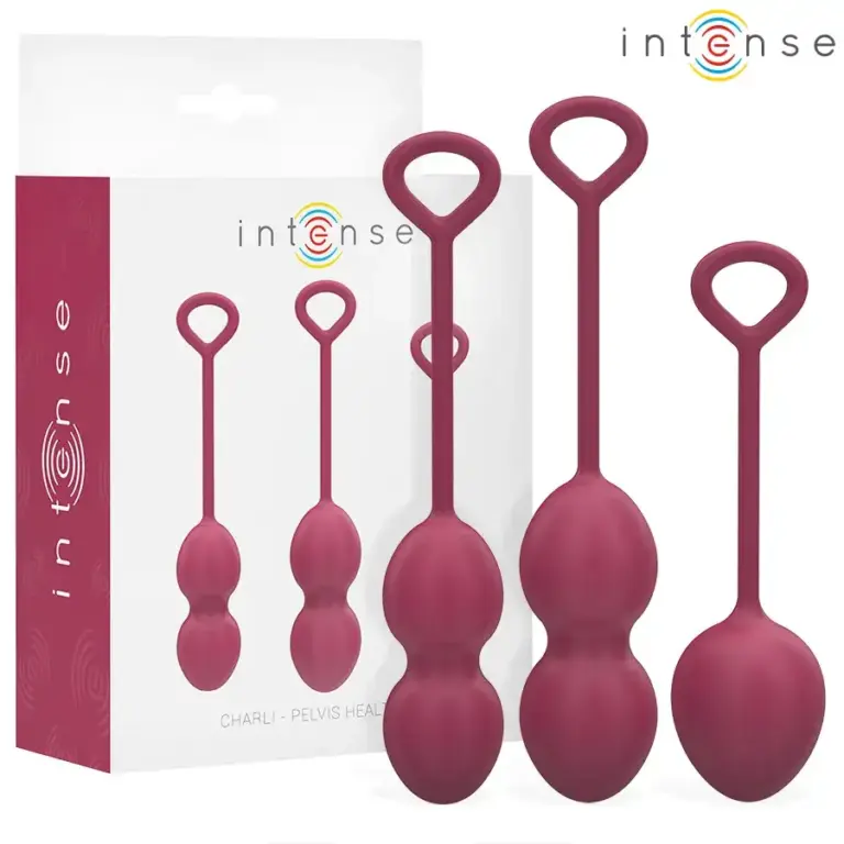 INTENSE - Kit de Bolas Kegel Charli en Violeta para el Bienestar Íntimo