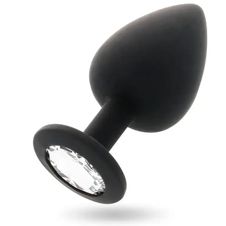 INTENSE - Plug Anal Negro de Silicona Grado Médico para Placer Intenso