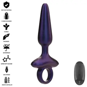 INTENSE - Plug Anal Vibrador Marlon Modelo 4 con Control Remoto