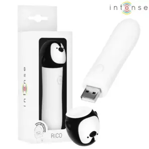 INTENSE - RICO BALA VIBRADORA PINGÜINO RECARGABLE USB 10 X 2.2 CM