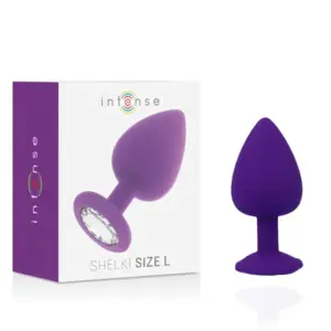 INTENSE - SHELKI L Plug Anal Lila para Placer Excepcional