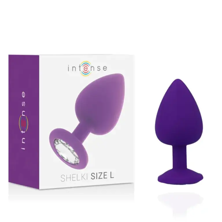 INTENSE - SHELKI L Plug Anal Lila para Placer Excepcional