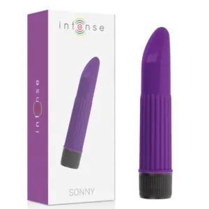 INTENSE - Vibrador Lila con Punta Curva para Placer Personalizado