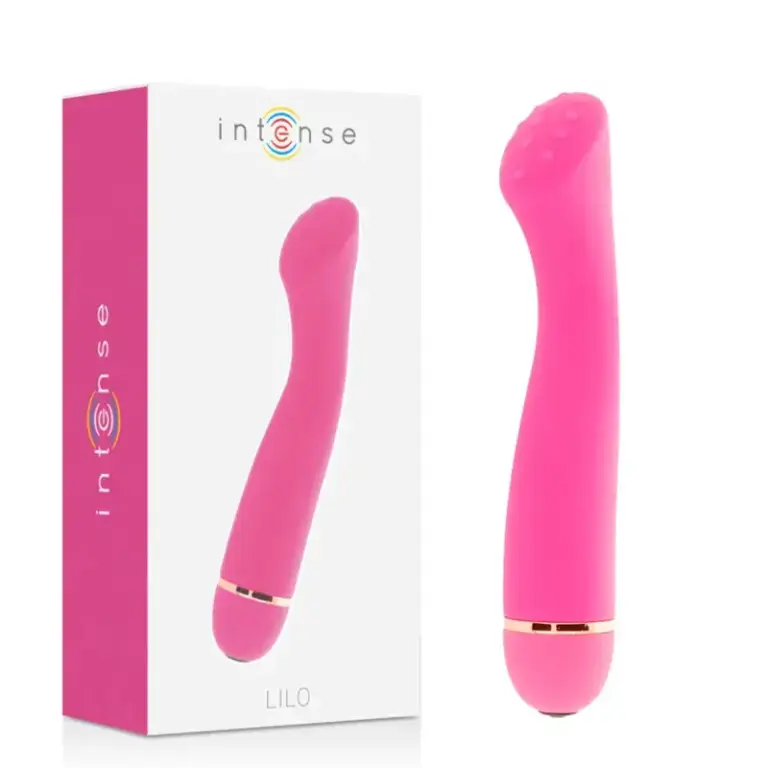 Intense - Vibrador de Silicona Rosa con 20 Modos de Vibración