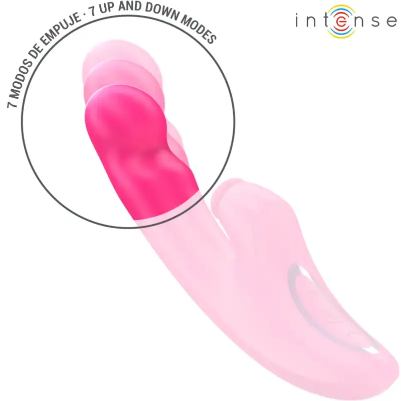 INTENSE - Vibrador multifunción 3 en 1 EMI de 13,5 cm en Rosa - Imagen 4