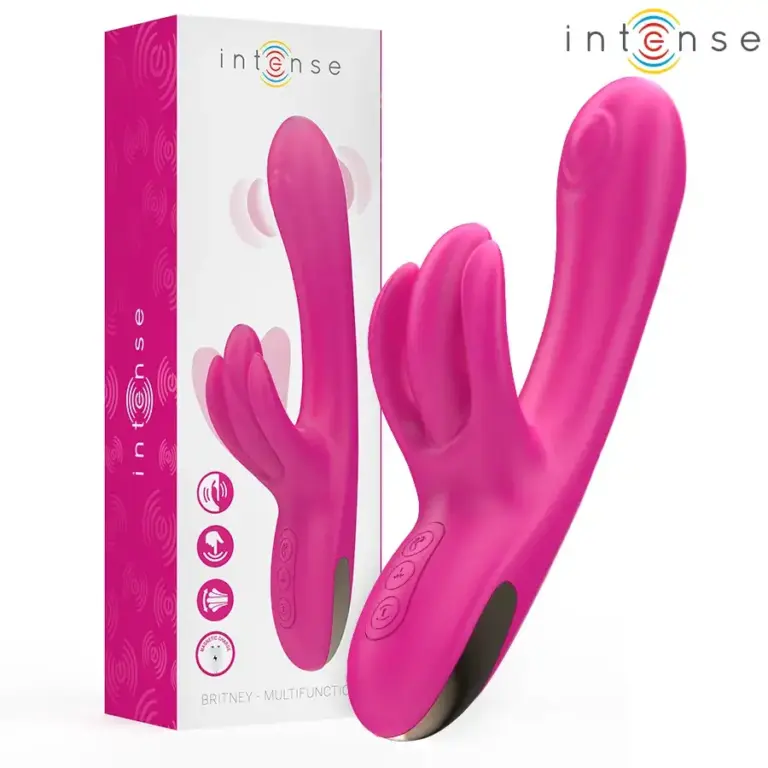 INTENSE - Vibrador multifunción rabbit 23 cm rosa