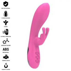 INTENSE - Vibrador rabbit 10 vibraciones rosa
