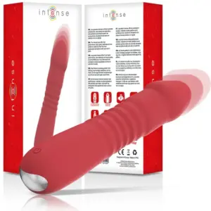 INTENSE - Vibrador Up & Down 10 Vibraciones Rojo para Placer Inigualable