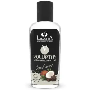 IntimaLine Luxuria - Voluptas Gel Masaje Comestible Efecto Calor - Coco y Crema 100 ml