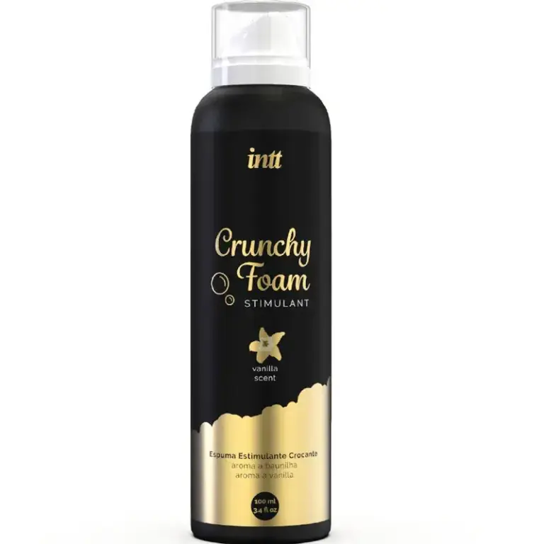 INTT - Crunchy Espuma Estimulante Vainilla para Masajes y Sexo Oral