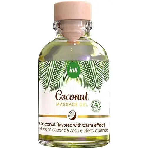 INTT - Gel de Masaje Vegano Coco Calor Premium 30ml
