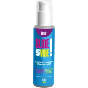 INTT RELEASES - Lubricante íntimo besable con efecto vibración y sabor a mora 35 ml