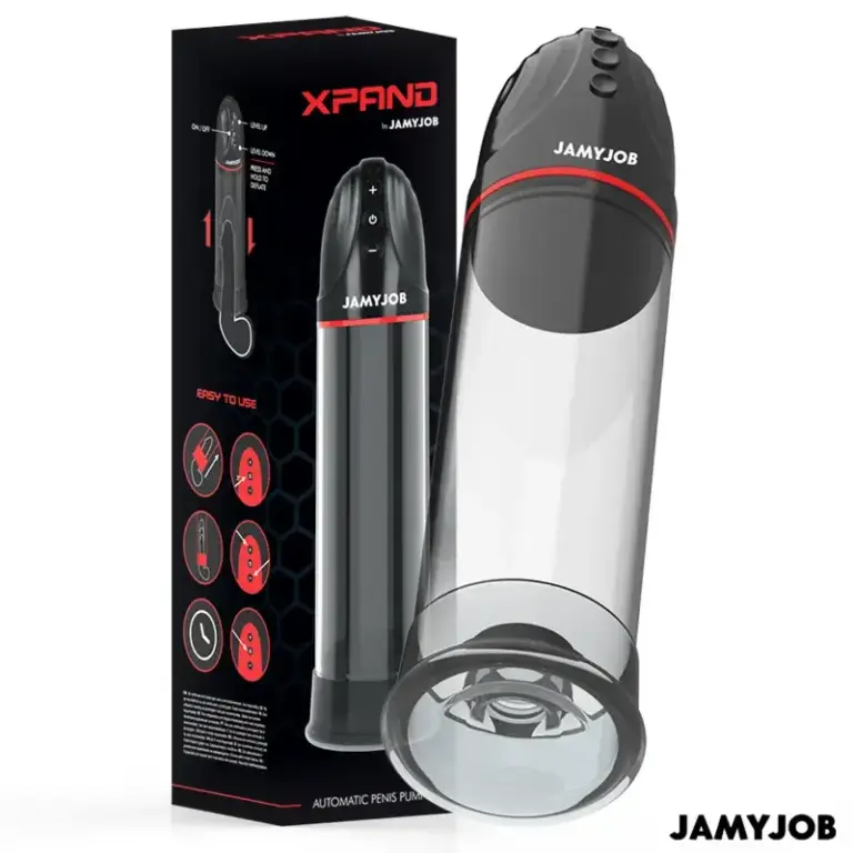 JAMYJOB - Bomba Automática XPAND con 3 Niveles de Succión Gris