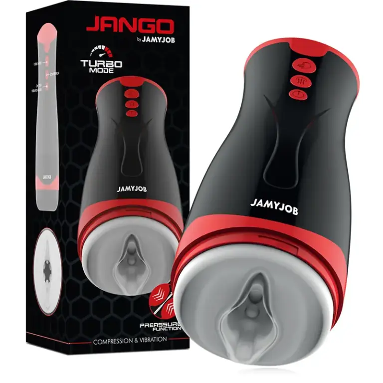 JAMYJOB - Jango Masturbador de Comprensión y Vibración para el Placer Masculino