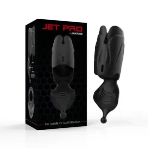 JAMYJOB - Masturbador Stroker Vibrador 2 Motores para Placer Inigualable