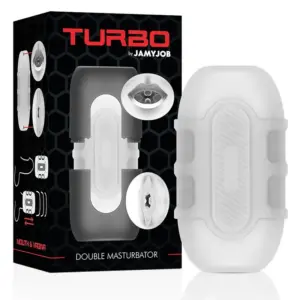 JAMYJOB - Turbo Masturbador Doble para Hombres