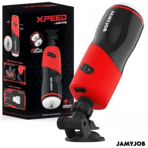 JAMYJOB - XPEED Masturbador Vagina Automático con Sonido y 5 Modos de Empuje