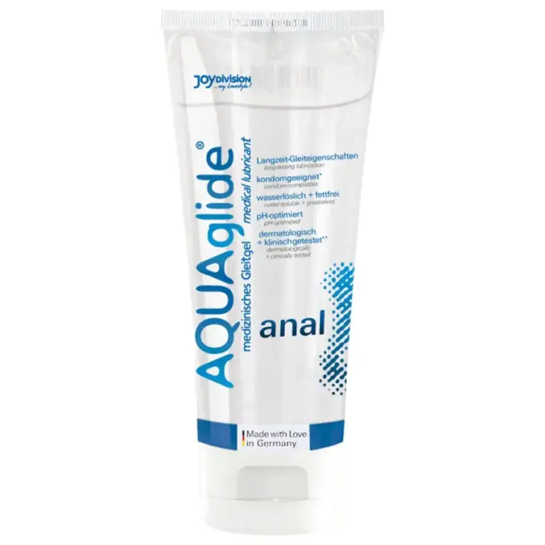 JOYDIVISION AQUAGLIDE - Lubricante anal 100 ml para el placer sin límites