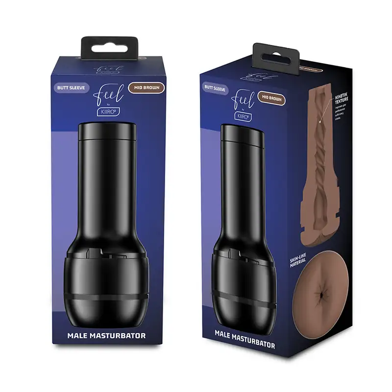 KIIROO - Feel Stroker Butt Masturbador Genérico - Mid Brown - Imagen 6