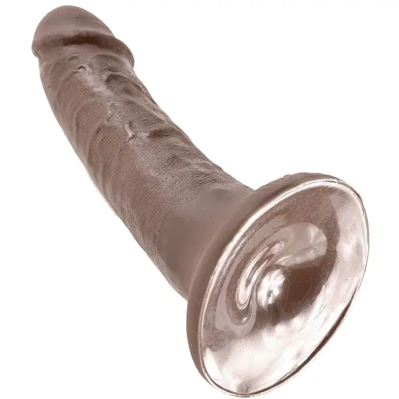 KING COCK - Dildo Marrón Realista de 15.2 cm - Imagen 5
