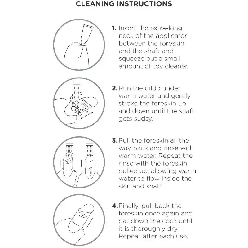 KING COCK - Dildo Realístico Uncut Natural 23 cm - Imagen 4