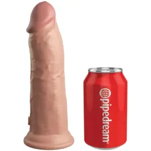 KING COCK - ÉLITE DILDO REALÍSTICO VIBRADOR DE SILICONA 20.3 CM