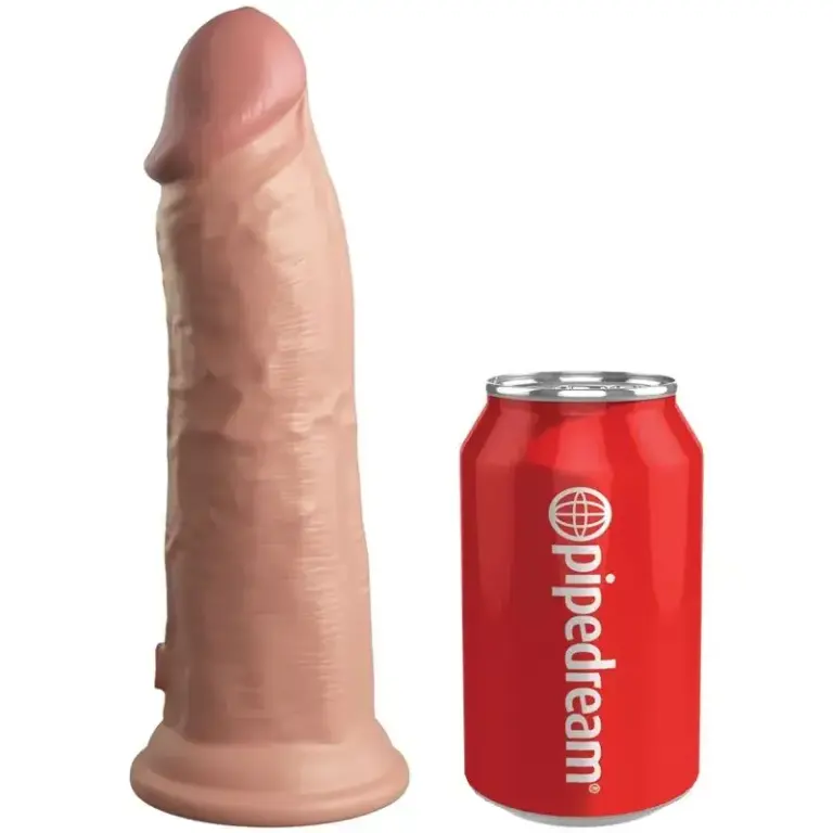 KING COCK - ÉLITE DILDO REALÍSTICO VIBRADOR DE SILICONA 20.3 CM