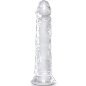 King Cock - Pene Realístico Transparente de 19.7 cm