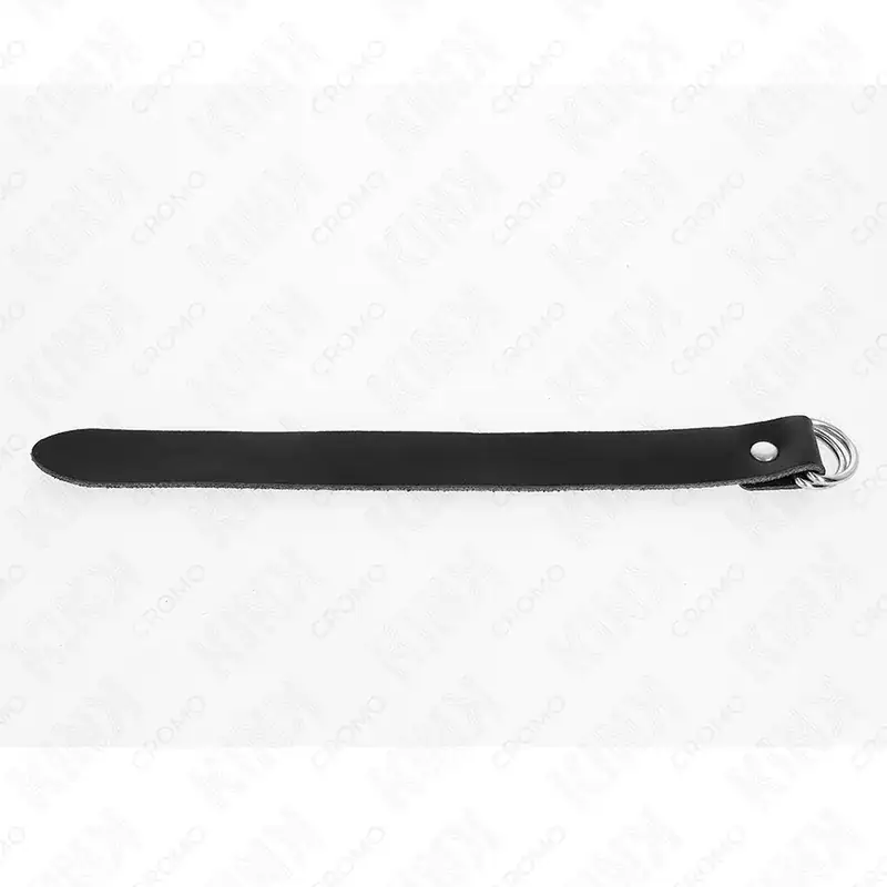 KINK - Anillo Pene Cuero con Cierre a Presión 22 x 2 cm - Imagen 5