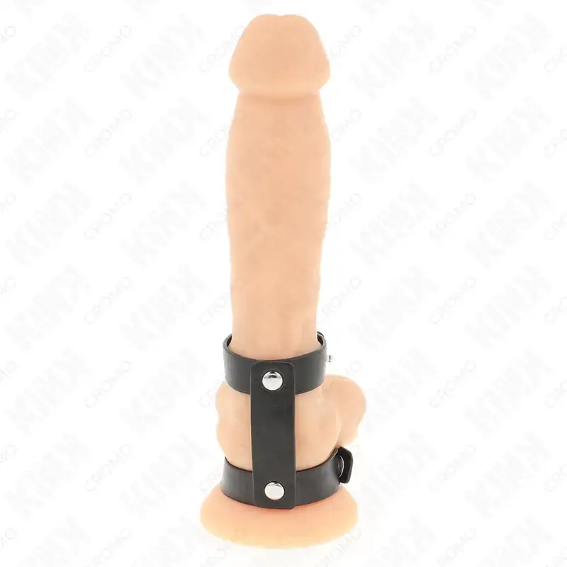 KINK - Anillo Pene Doble Polipiel Ajustable para Placer y Control - Imagen 4