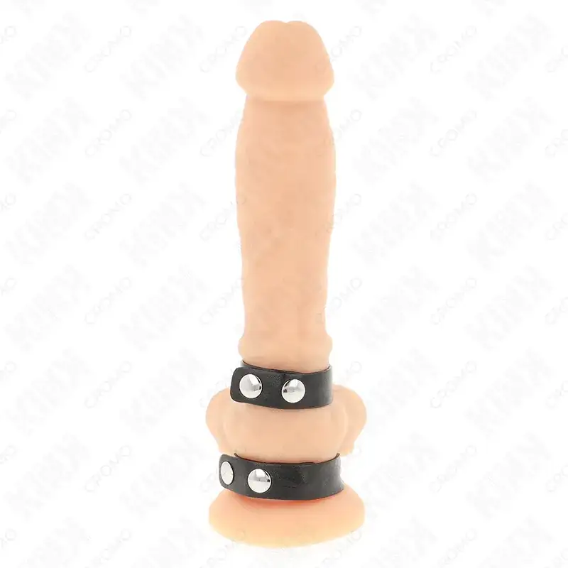 KINK - Anillo Pene Doble Polipiel Ajustable para Placer y Control - Imagen 5