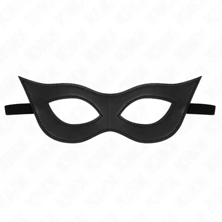 KINK - Máscara de polipiel modelo 2 23 x 7.5 cm para juegos eróticos