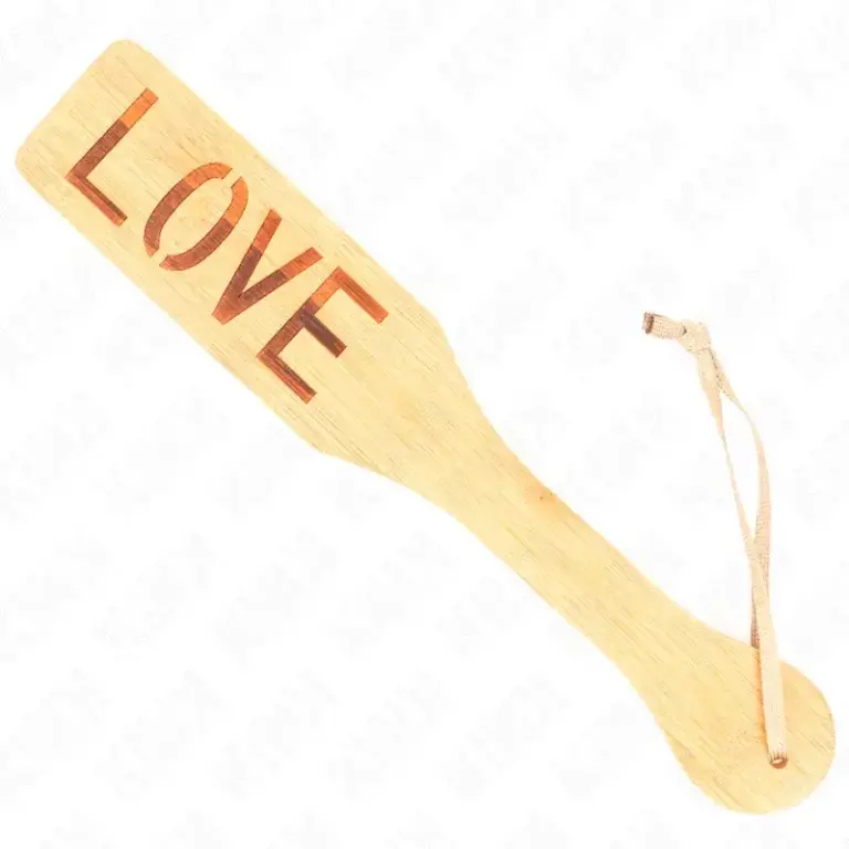 KINK - Pala de Bambú Palabra Love 32 x 5.5 cm