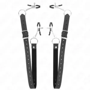 KINK - Pinzas para Clítoris 4 Enganches Ajustable 34-48 cm