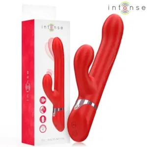 LELE - Vibrador Multifunción Rotatorio y Oscilante Rojo