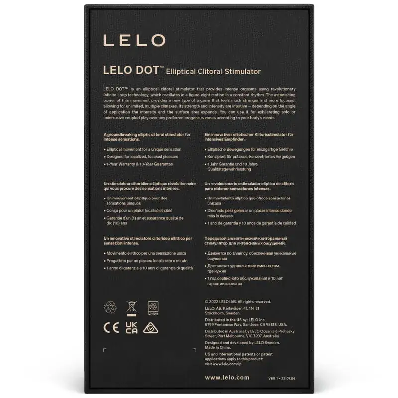 LELO - Dot Estimulador de Clítoris Verde Agua - Placer Infinito - Imagen 3