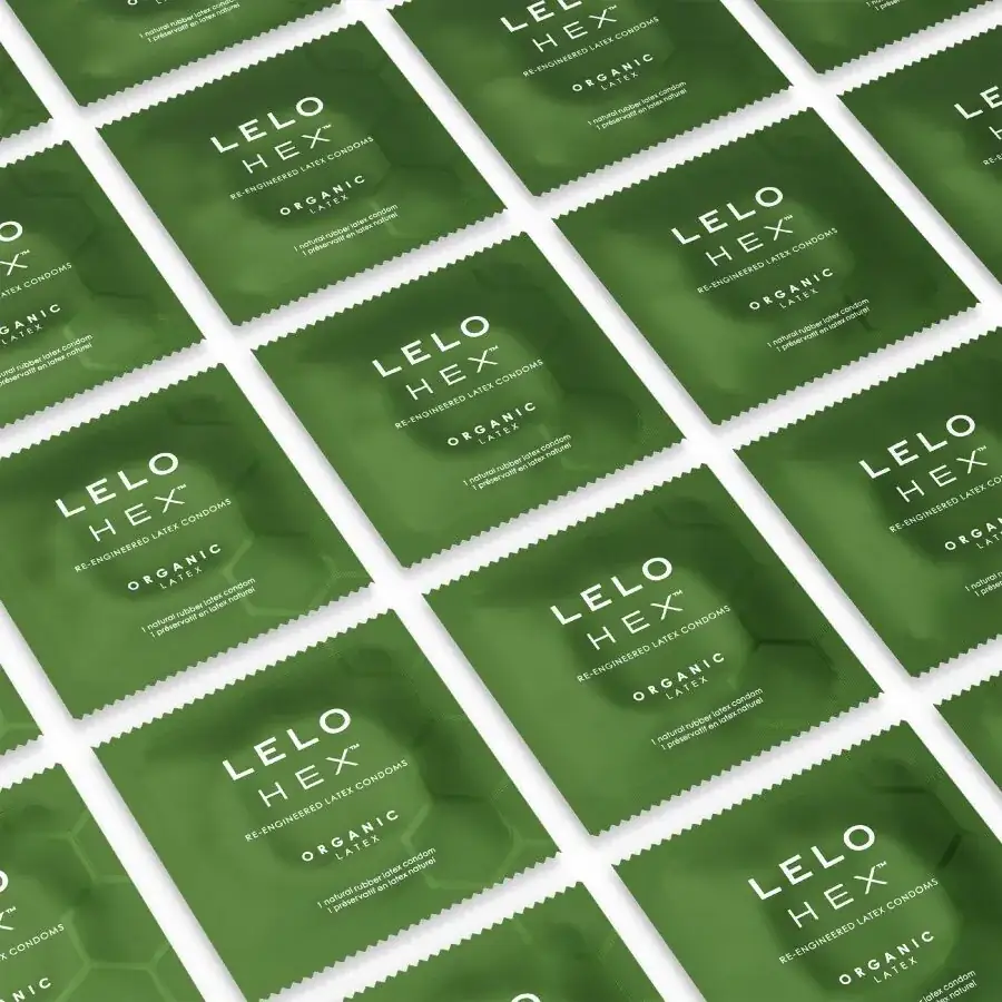 LELO HEX Organic - Preservativo de lujo ecológico en caja de 3 unidades - Imagen 8