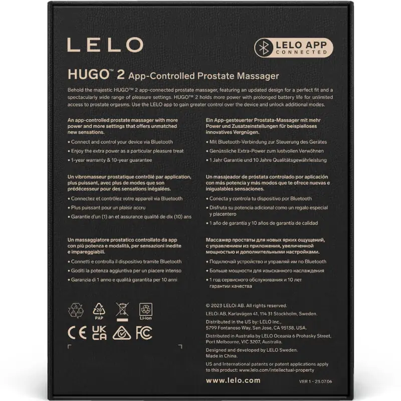 LELO - HUGO 2 Masajeador de Próstata Verde: Placer Personalizado - Imagen 4