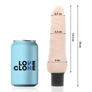 LOVECLONE - Vibrador realista con tecnología de lubricación automática
