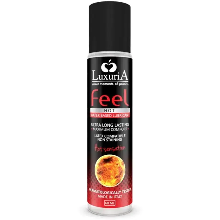 Luxuria Feel Hot - Lubricante a Base de Agua Efecto Calor 60 ml