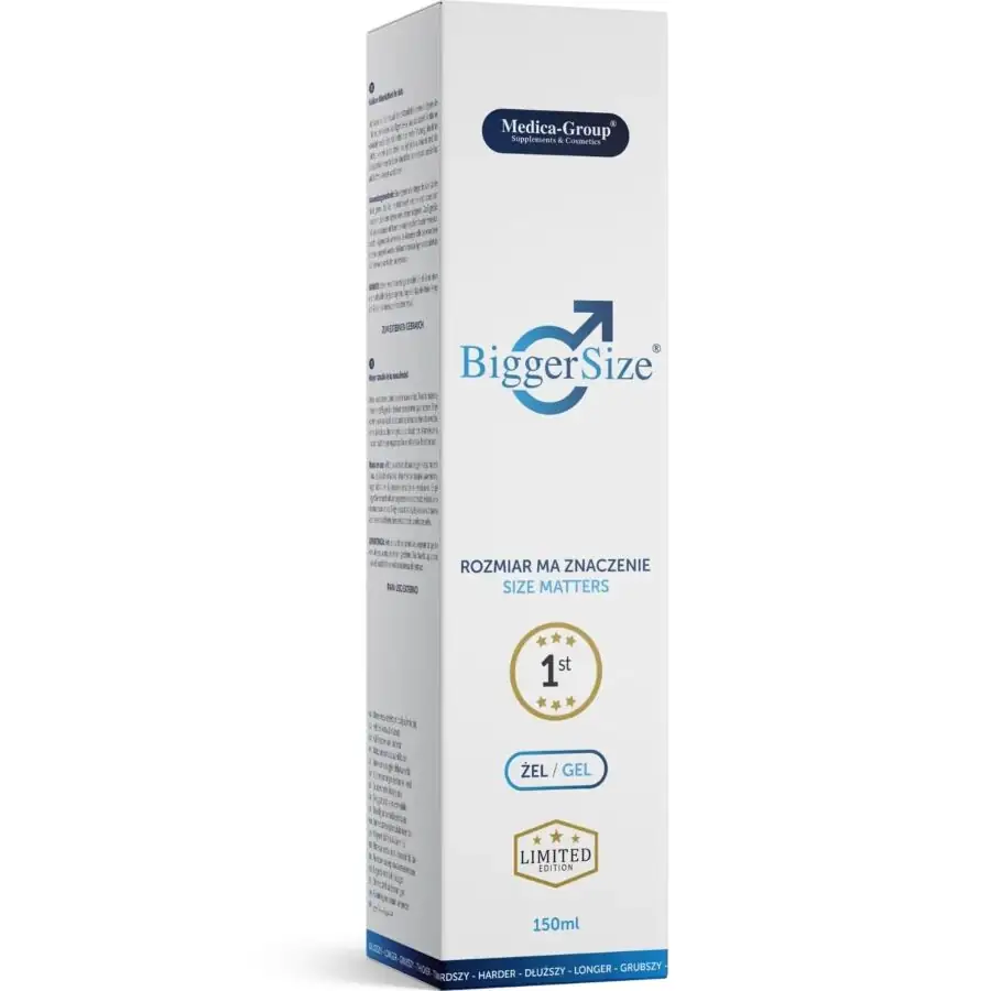 MEDICA GROUP - Bigger Size Gel Íntimo Hombre 150 ML Premium - Imagen 2