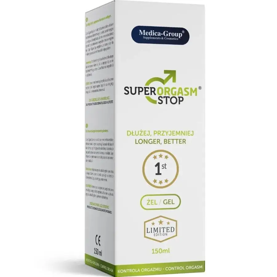 MEDICA GROUP - Super Orgasm Stop Gel Íntimo para Hombre 150 ml - Imagen 2