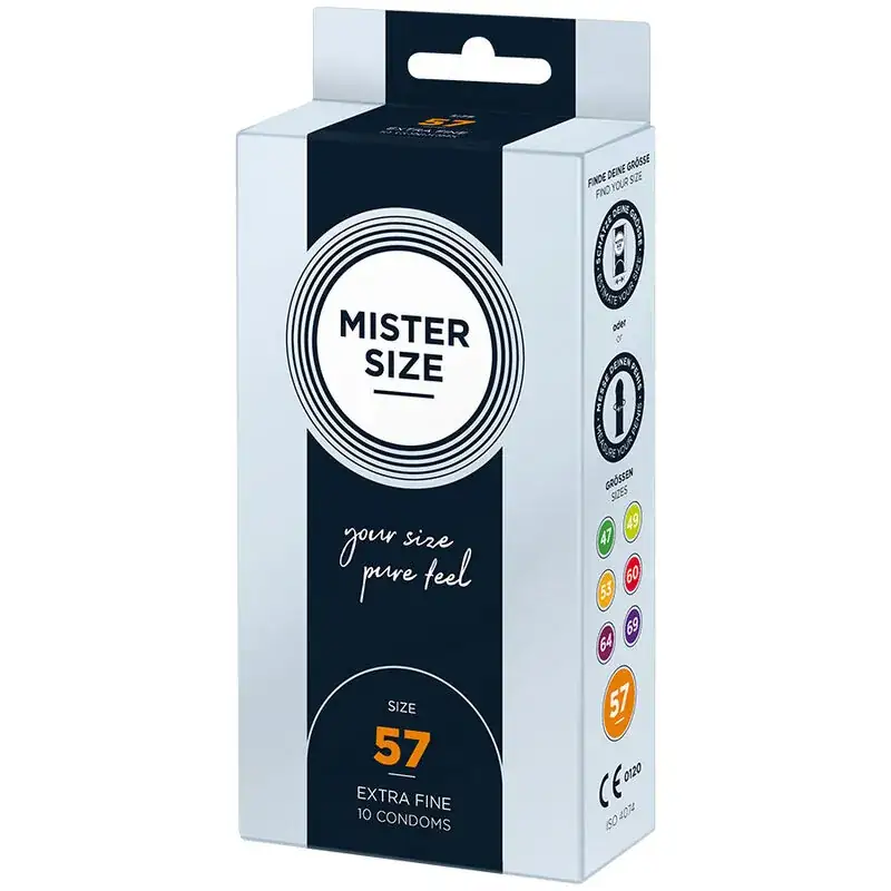 MISTER SIZE - Preservativos Talla L 57 mm para una Sensación Natural - Imagen 2