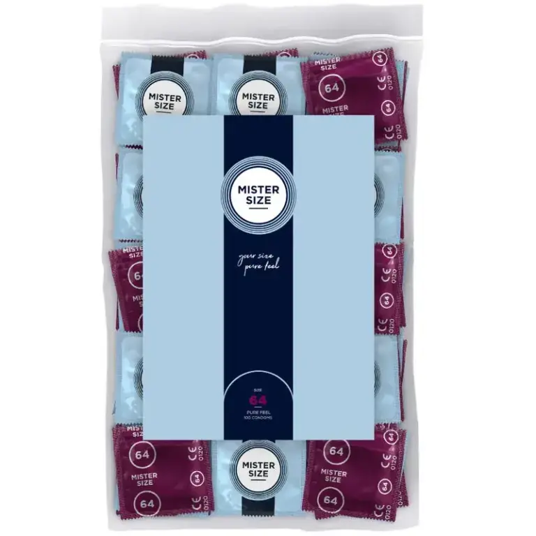MISTER SIZE - Preservativos Talla XXL 64 mm para Placer Sin Límites
