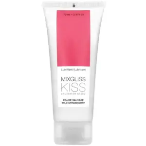 MIXGLISS - Lubricante base agua sabor a fresa 70 ml