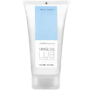 MIXGLISS - Lubricante Base de Agua Natural 150 ML para Placer Sin Límites