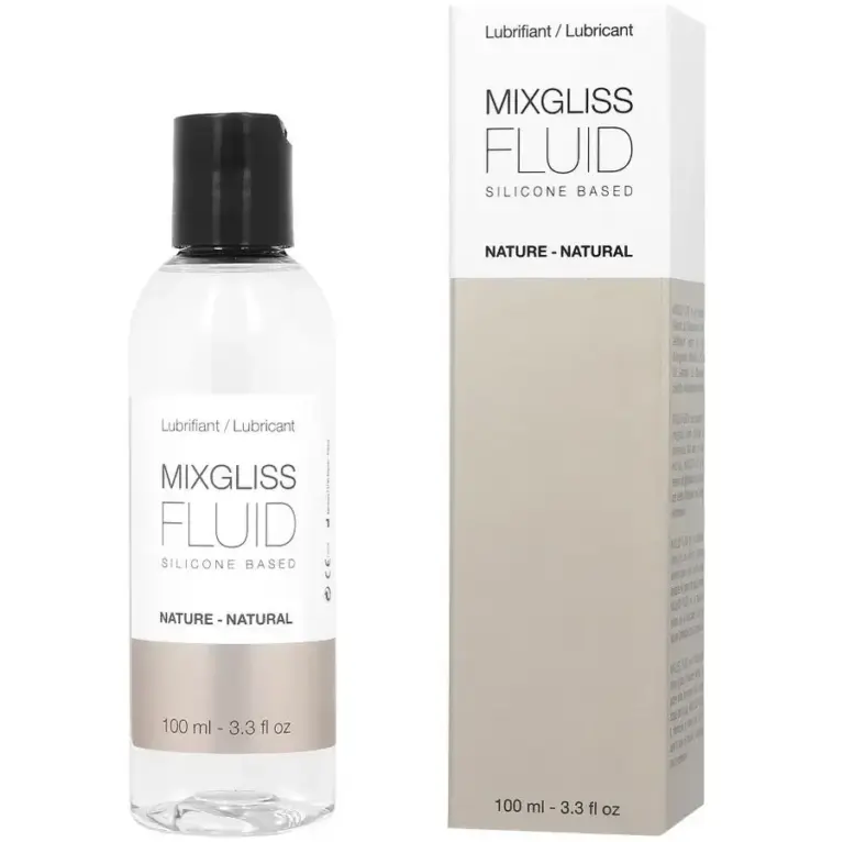 MIXGLISS - Lubricante Base Silicona Natural 100ml para Placer Extremo
