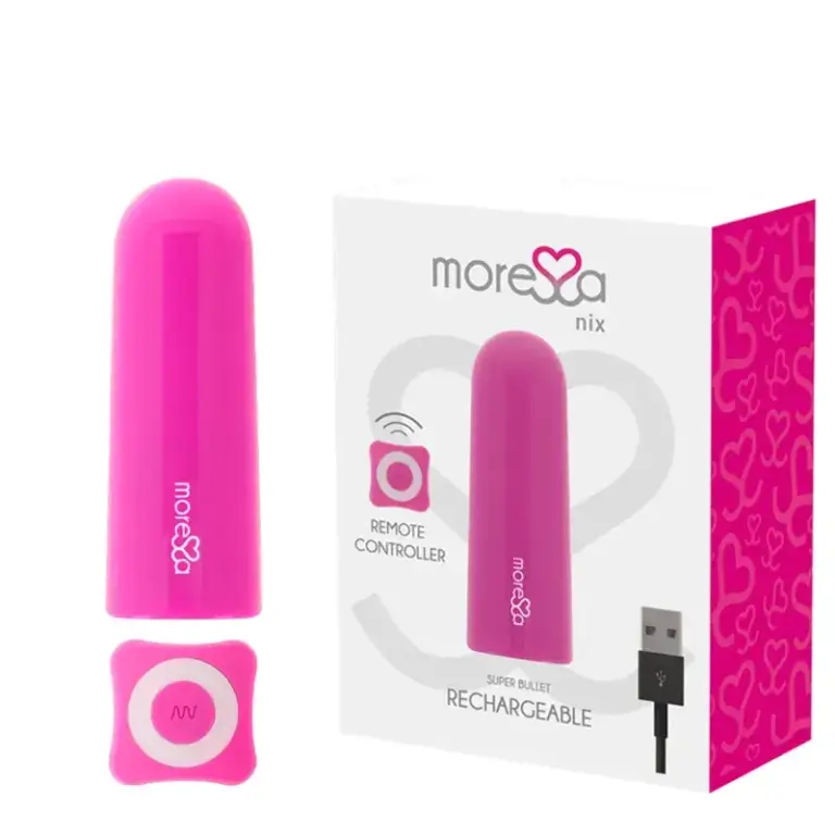 MORESSA - NIX Potente Vibrador Multi Juegos Control Remoto Rosa